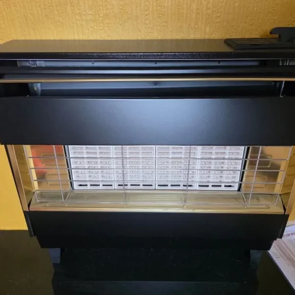 Robinson Willey Firegem Visa 2 Safeguard Radiant Outset Gas Fire - Black/Gold