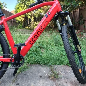 Econic One SMART Cross Country Electric Bike Gloss Red - Image 5