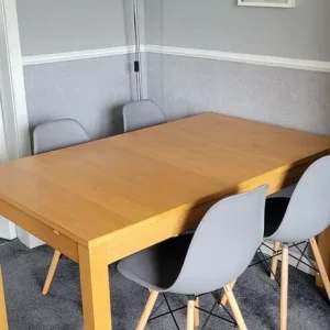 Ikea extendable dining chair set