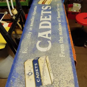 Large Vintage 4' Cadets Cigarette Sign - Image 3