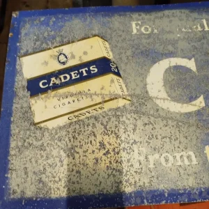 Large Vintage 4' Cadets Cigarette Sign - Image 4