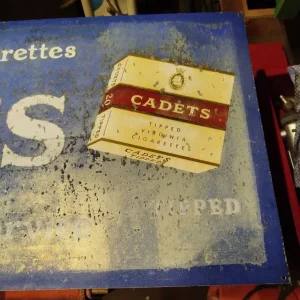 Large Vintage 4' Cadets Cigarette Sign - Image 7