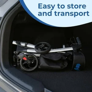 Four Wheel Rollator Mobility Aid - Image 5