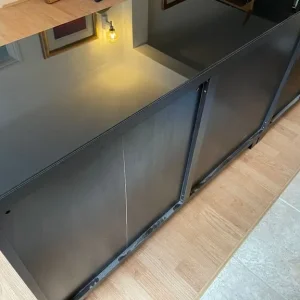 IKEA Besta Sideboard in High Gloss Black - Image 8
