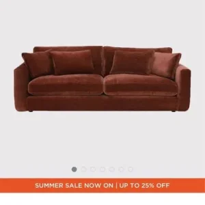 4 seater sofa : Barker and Stonehouse - Image 6