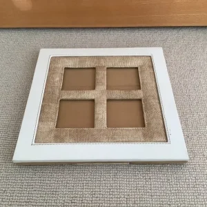 White Leather Photo Frame - Image 5