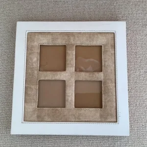 White Leather Photo Frame - Image 6