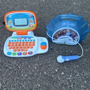 Toddler laptop and Frozen sing-a-long boombox - Image 2