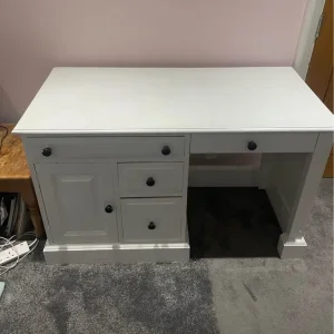 Solid Painted Wooden Desk - Image 2