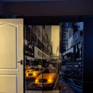 Light up room divider