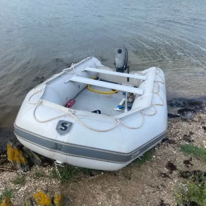 Excel 3.6m small inflatable boat with 4hp outboard - Image 2