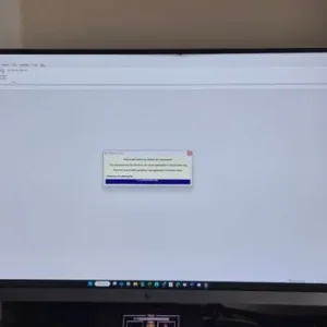 Large 27-inch HP E273q display