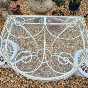 Cast Iron Bistro Chairs and Table Set - Image 7