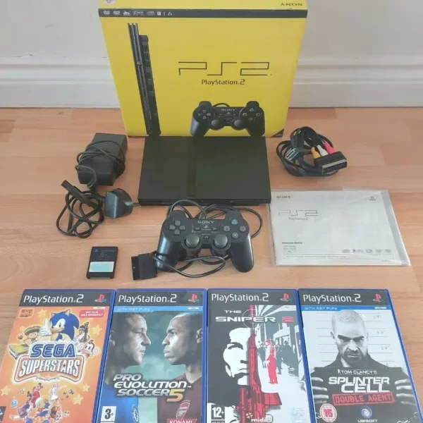 Boxed PS2 Slim with everything included