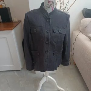 Klass ladies dark blue cotton jacket - Image 5