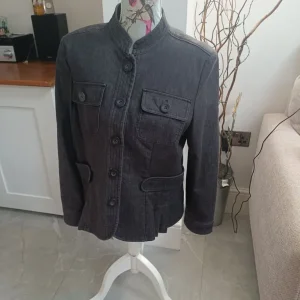 Klass ladies dark blue cotton jacket