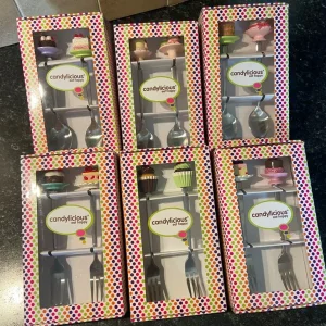 Candylicious Dessert Forks – Unused, In Original Boxes - Image 6