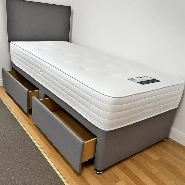 Divan bed with premium base and mattress – Single, Small Double, Double, King Size