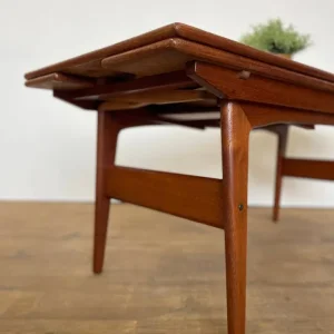 1960s Danish Trioh Teak Elevator Table - Image 3