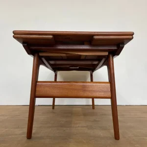 1960s Danish Trioh Teak Elevator Table - Image 5