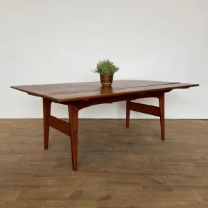 1960s Danish Trioh Teak Elevator Table - Image 7