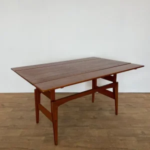 1960s Danish Trioh Teak Elevator Table - Image 8