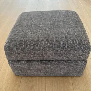 DOVEDALE STORAGE FOOTSTOOL/OTTOMAN - GREY - Image 2