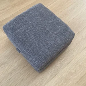 DOVEDALE STORAGE FOOTSTOOL/OTTOMAN - GREY - Image 4