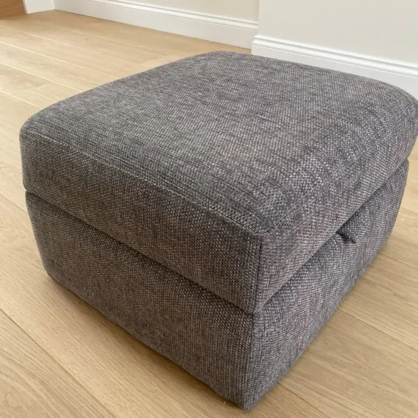 DOVEDALE STORAGE FOOTSTOOL/OTTOMAN - GREY
