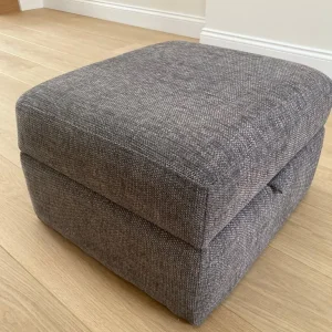 DOVEDALE STORAGE FOOTSTOOL/OTTOMAN - GREY