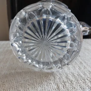 Vintage 1930s Art Deco Pressed Glass Trophy Vase - Image 5