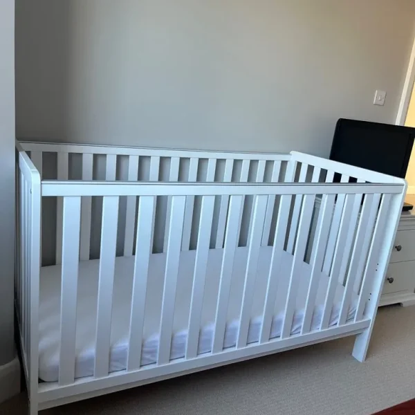 White Almost New Cot Bed