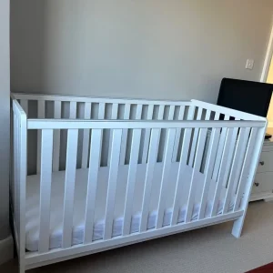 White Almost New Cot Bed