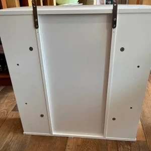 Wall mounted wooden bathroom cabinet - Image 4