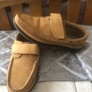 mens beige hotters shoes size 7