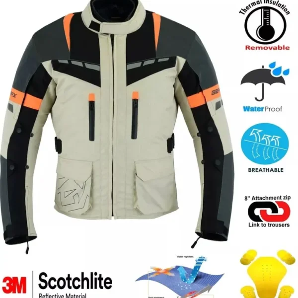 GEARX Motorcycle Jacket – Size M