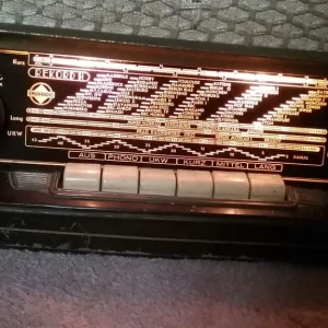 Vintage EMUD Phono-Rekord German Post WW2 Radiogram Working - Image 3
