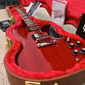 2022 Gibson SG Standard '61 Reissue Heritage Cherry 6.3LB - Image 3