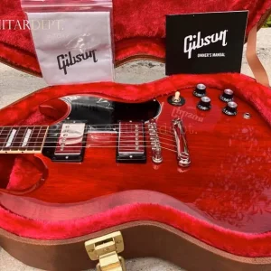 2022 Gibson SG Standard '61 Reissue Heritage Cherry 6.3LB - Image 5