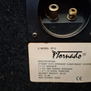 Tornado ST3 300w 3-way speaker system - Image 3