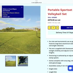SPORTSET Club and Tournament Volleyball Net - Image 5