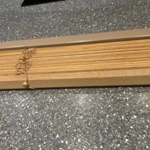 Light wood Venetian blind