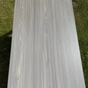 Walnut Top & White Frame Desk 120cm - Image 4