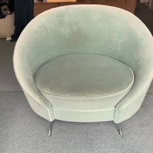 Pale Green Tub Chair - Image 2