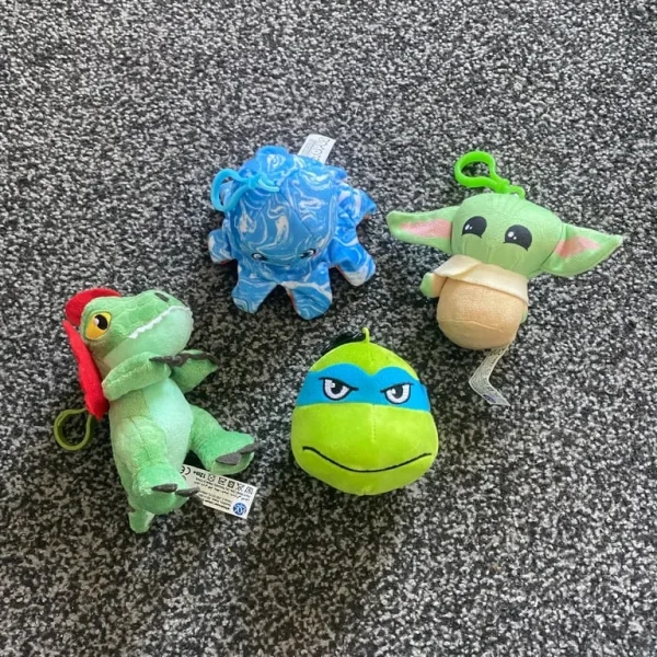 Small Teddy Bag Clips