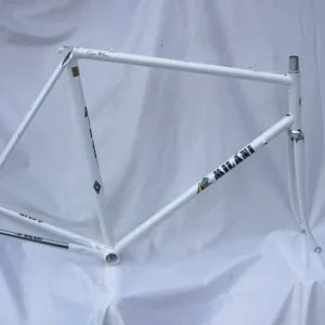Gino Milani White Frame and Forks 1970s 57cm CTC Campagnolo - Image 2