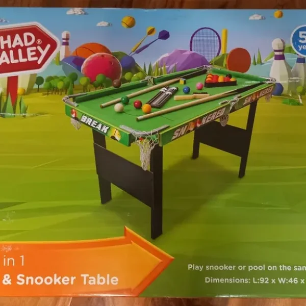 Chad Valley, Pool & Snooker table (3ft, 2 in 1)