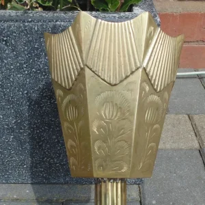 Brass chalice incense burner, possibly Arabic style - Image 4