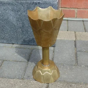 Brass chalice incense burner, possibly Arabic style - Image 5