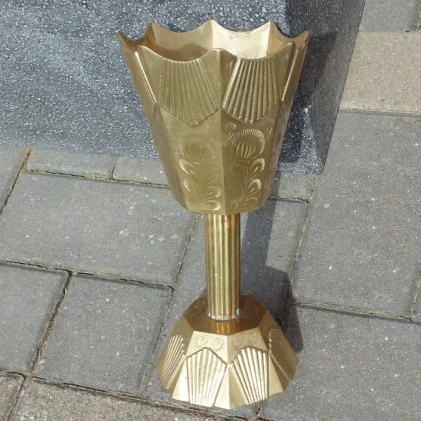 Brass chalice incense burner, possibly Arabic style